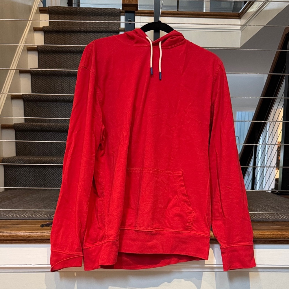 J. Crew Red Hoodie Sweatshirt